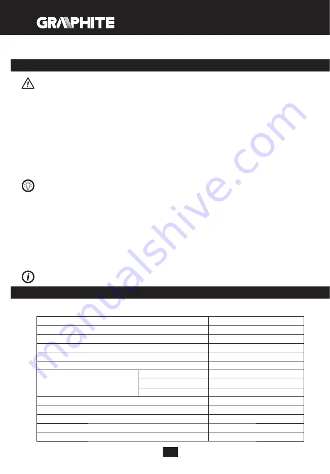 Graphite 58G509 Instruction Manual Download Page 92