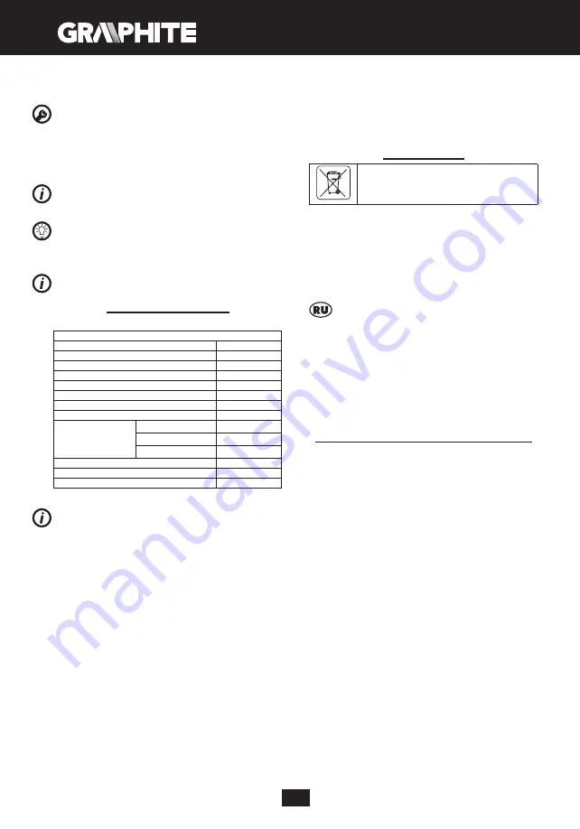 Graphite 58G726 Instruction Manual Download Page 14