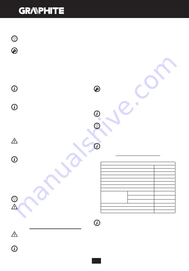 Graphite 58G726 Instruction Manual Download Page 16