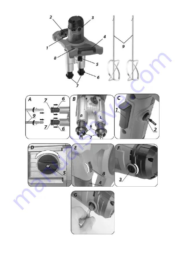 Graphite 58G789 Instruction Manual Download Page 3