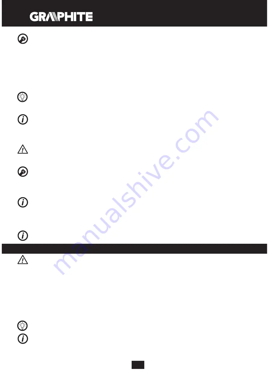 Graphite 58G791 Instruction Manual Download Page 12