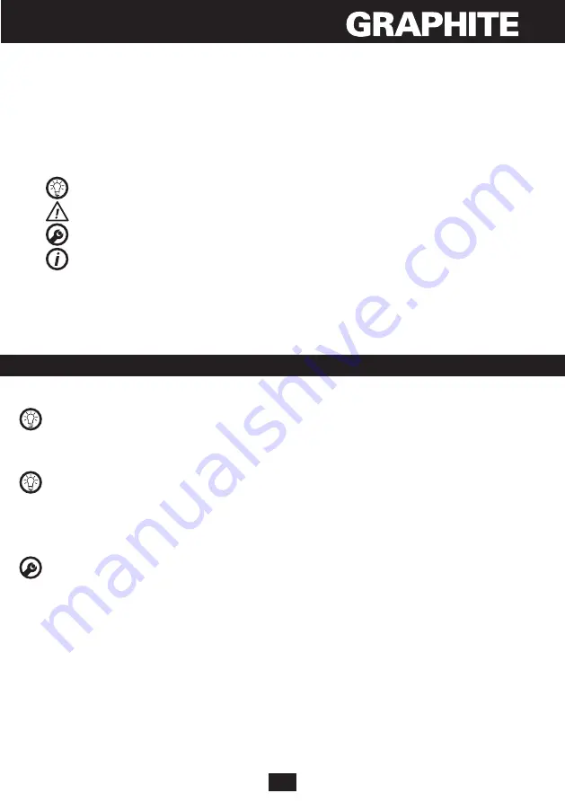 Graphite 58G945 Instruction Manual Download Page 59