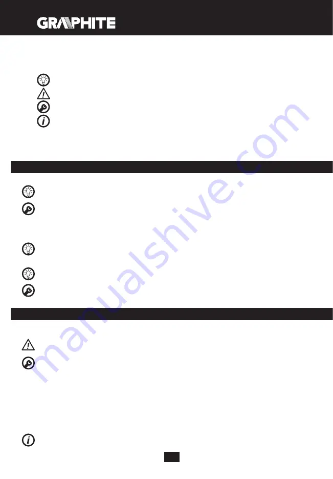 Graphite 58G970 Instruction Manual Download Page 18