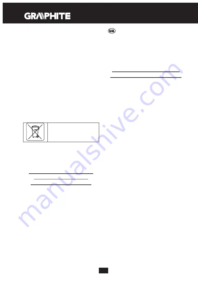 Graphite 59G395 Instruction Manual Download Page 18