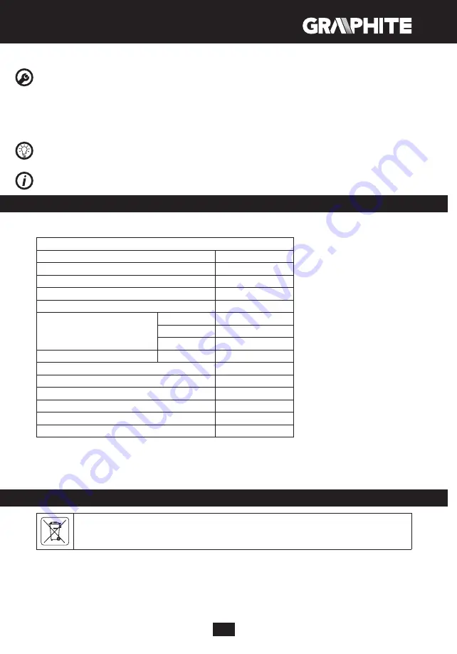 Graphite 59G401 Instruction Manual Download Page 65