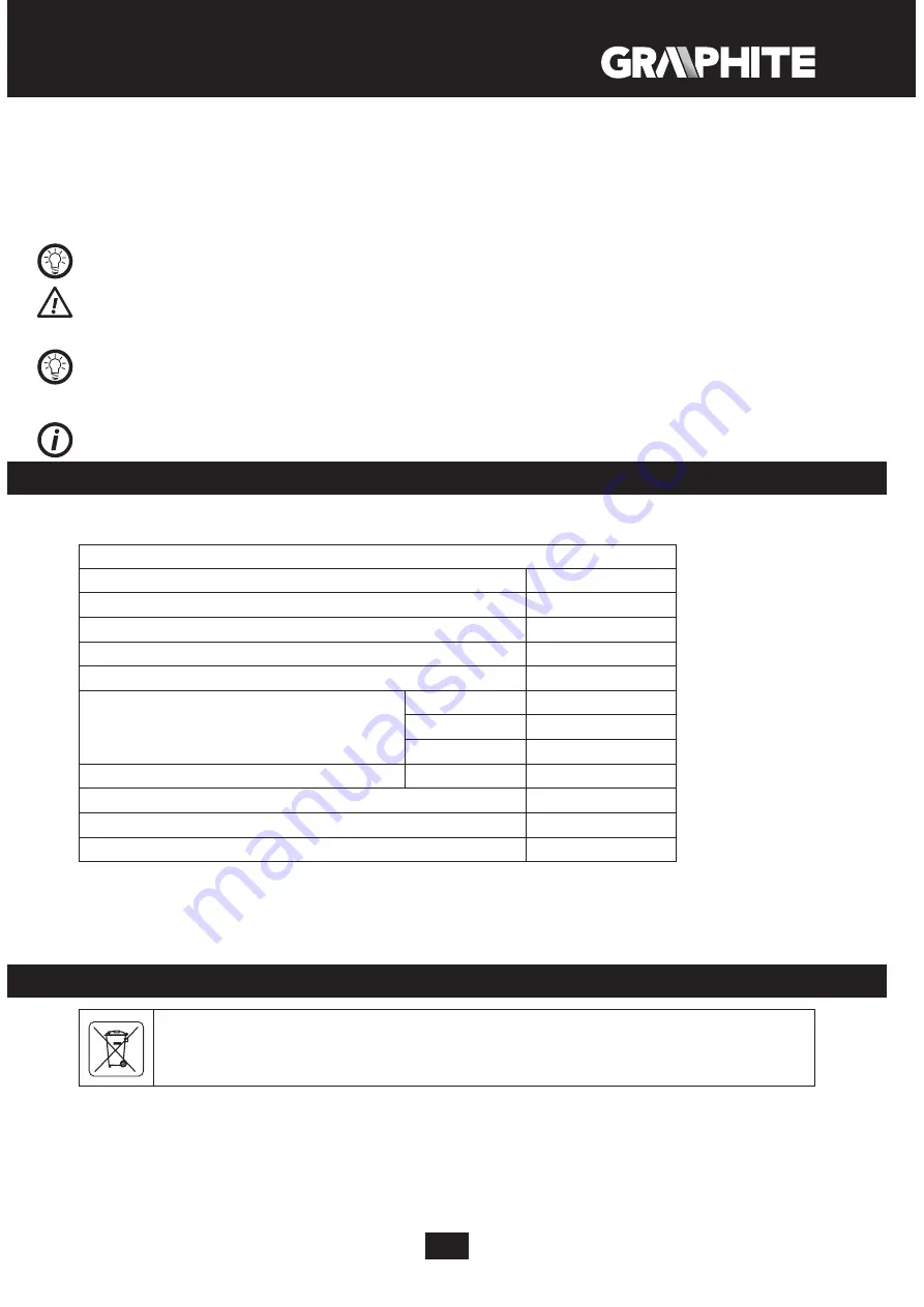 Graphite 59G402 Instruction Manual Download Page 21