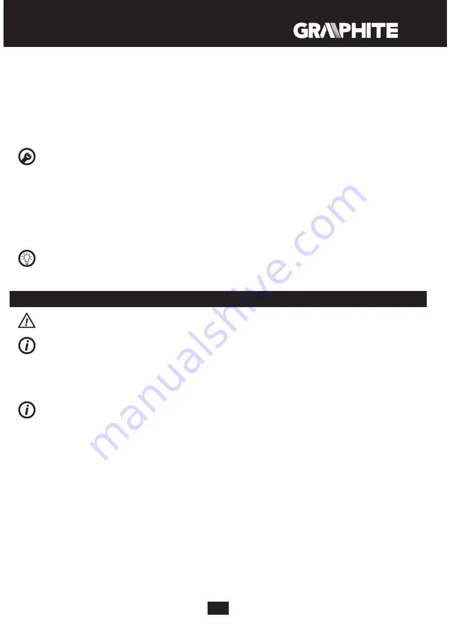 Graphite 59G524 Instruction Manual Download Page 29