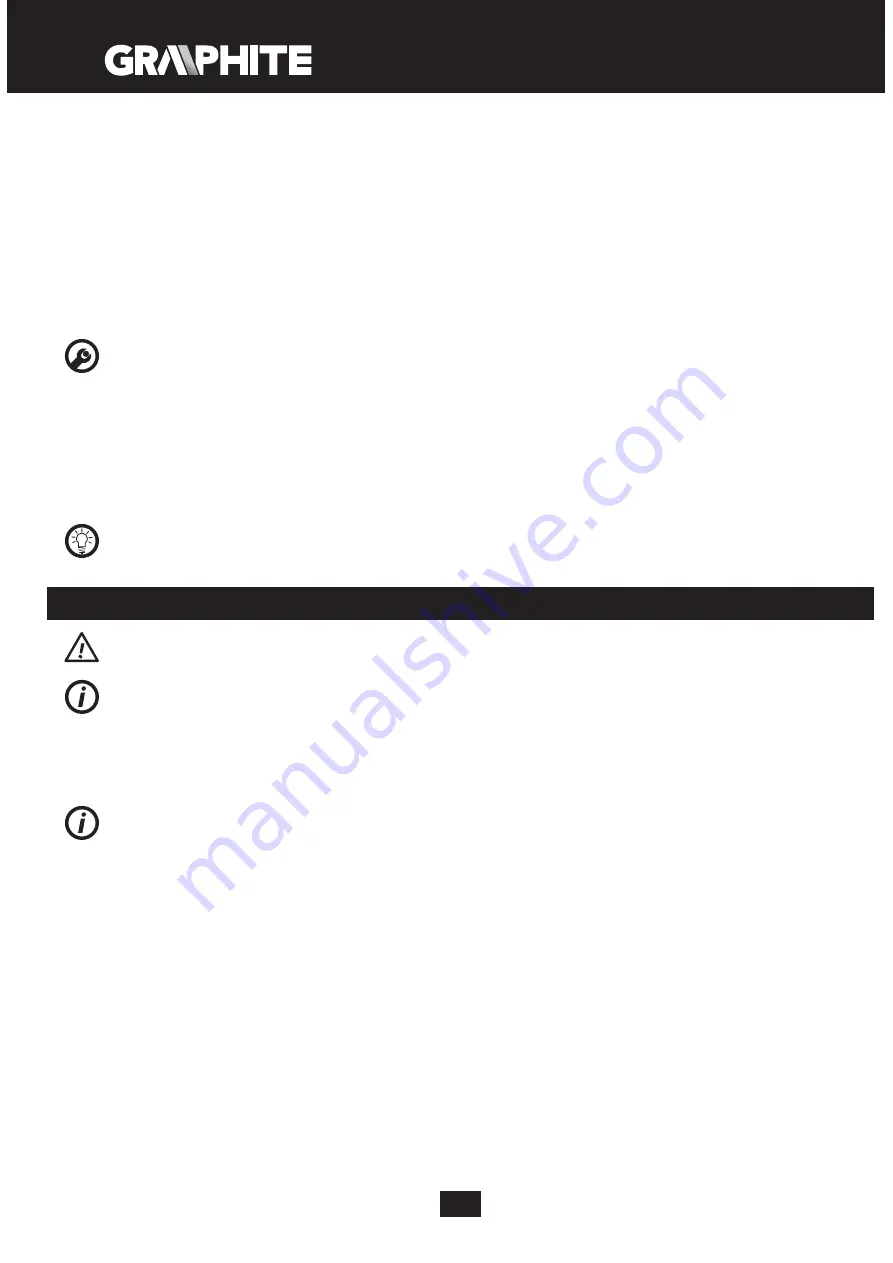 Graphite 59G524 Instruction Manual Download Page 62