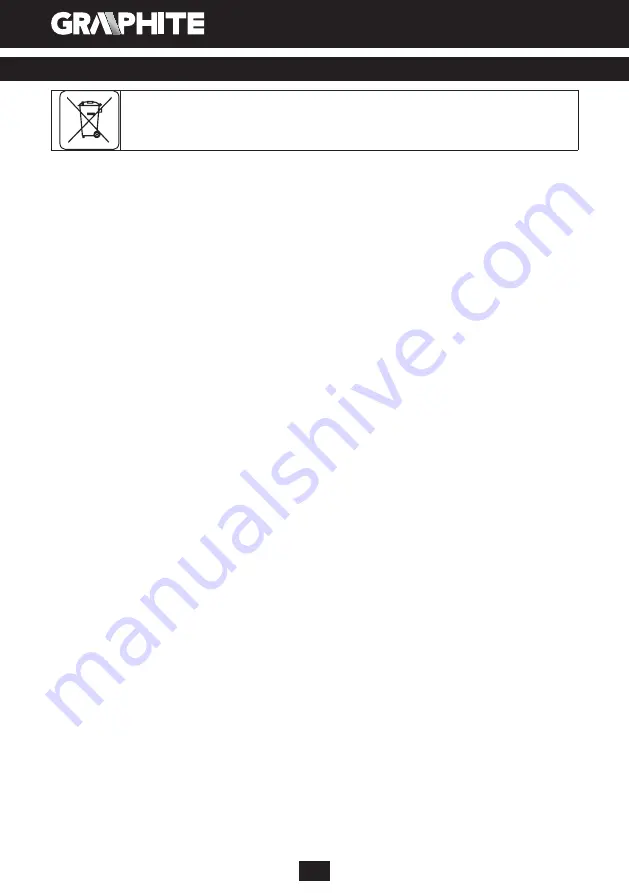 Graphite 59G770 Instruction Manual Download Page 16