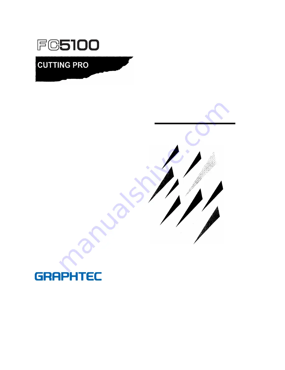 GRAPHTEC FC5100A-100 User Manual Download Page 1