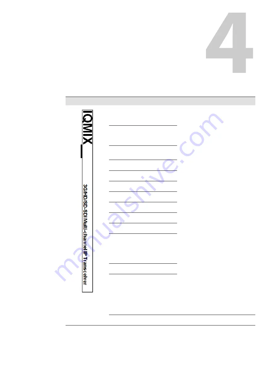 GRASS VALLEY IQMIX25 Series User Manual Download Page 31