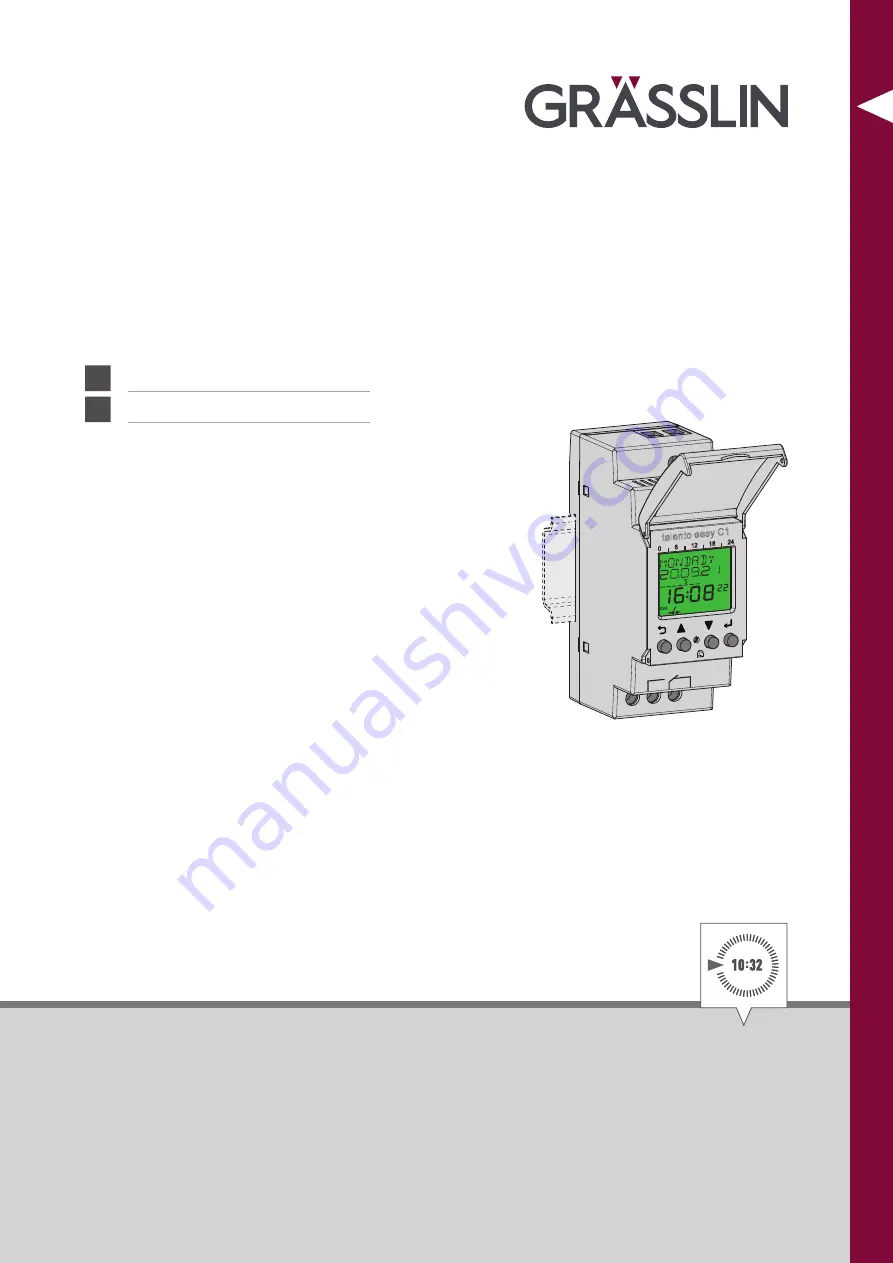 Grasslin talento easy Operating Instructions Manual Download Page 1