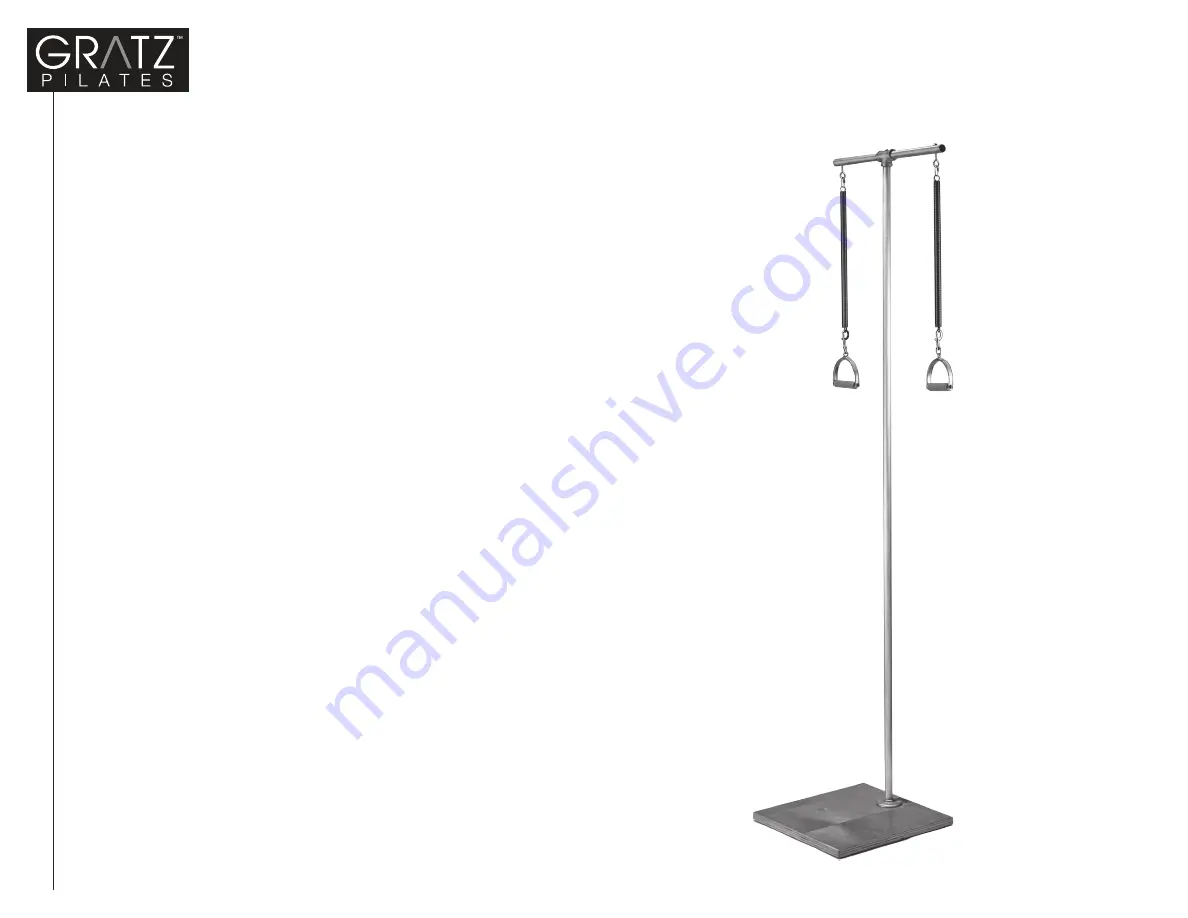 Gratz Pilates PEDI POLE Assembly Instructions Download Page 1