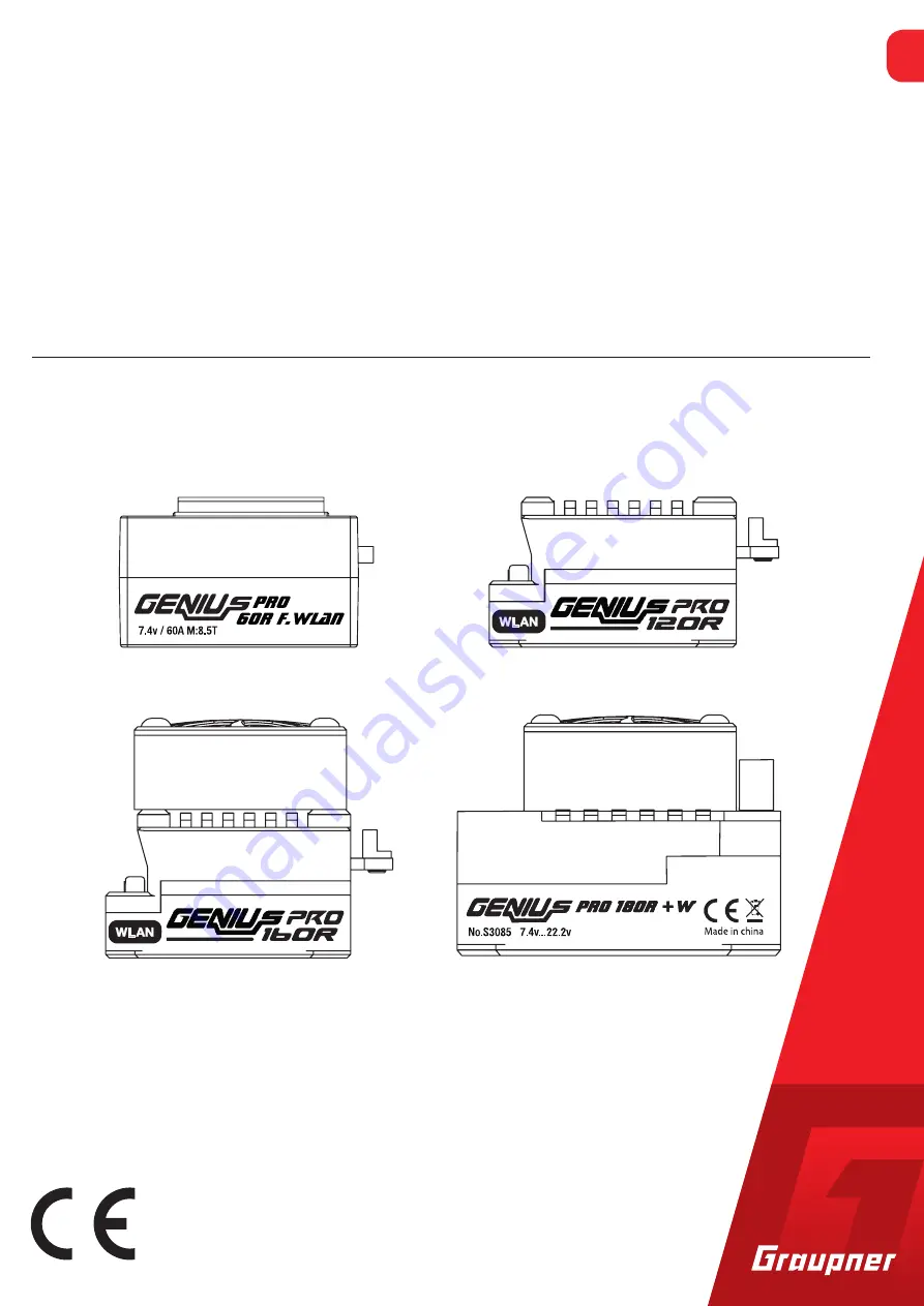 GRAUPNER GENIUS PRO 120R for W-Lan Скачать руководство пользователя страница 1