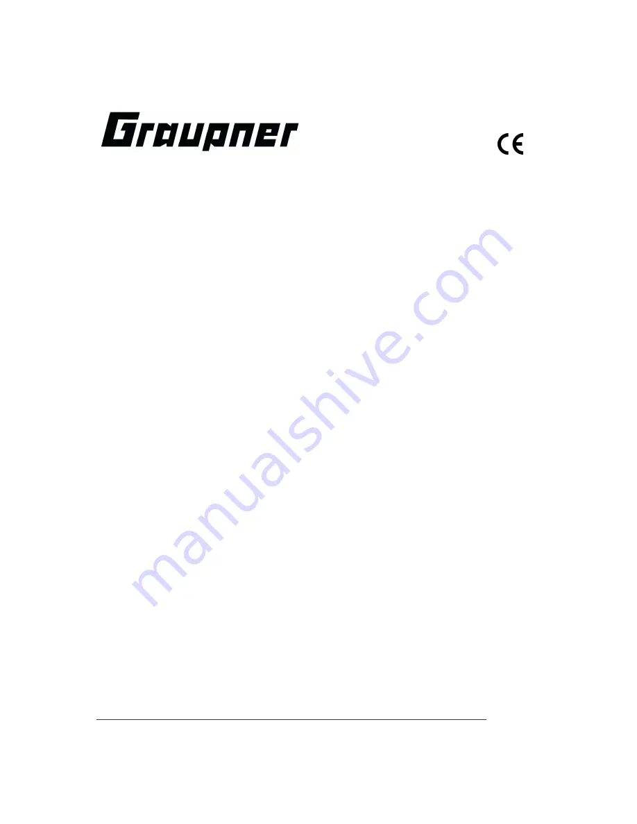 GRAUPNER POWER SUPPLY 13.8V 0-8.5A Manual Download Page 2