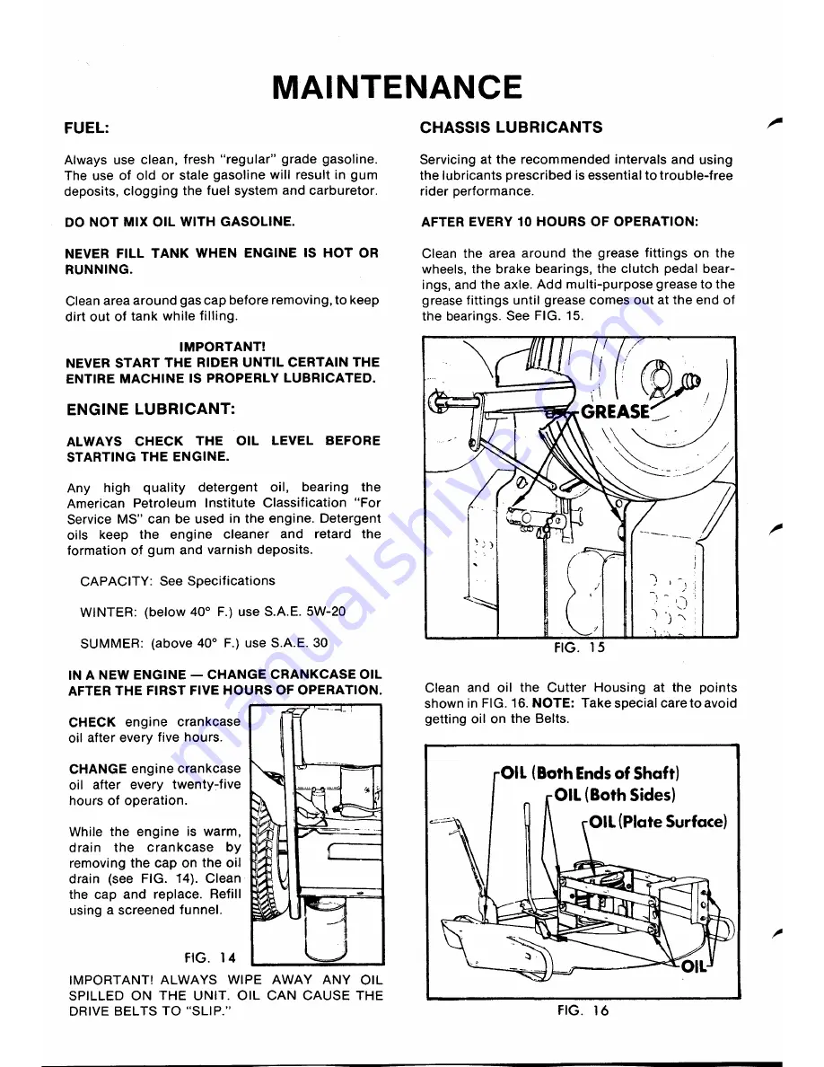 Gravely 1130E Operator'S Manual Download Page 10