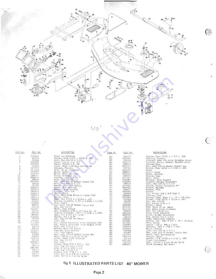 Gravely 21296-40 Owner'S Manual Download Page 2