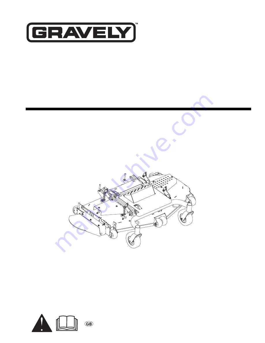 Gravely 890100 Owner'S Manual Download Page 1