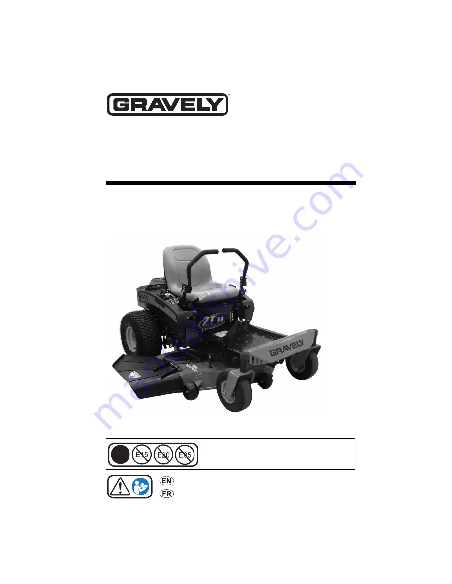 Gravely 915146 ZT 34 Owner'S/Operator'S Manual Download Page 1