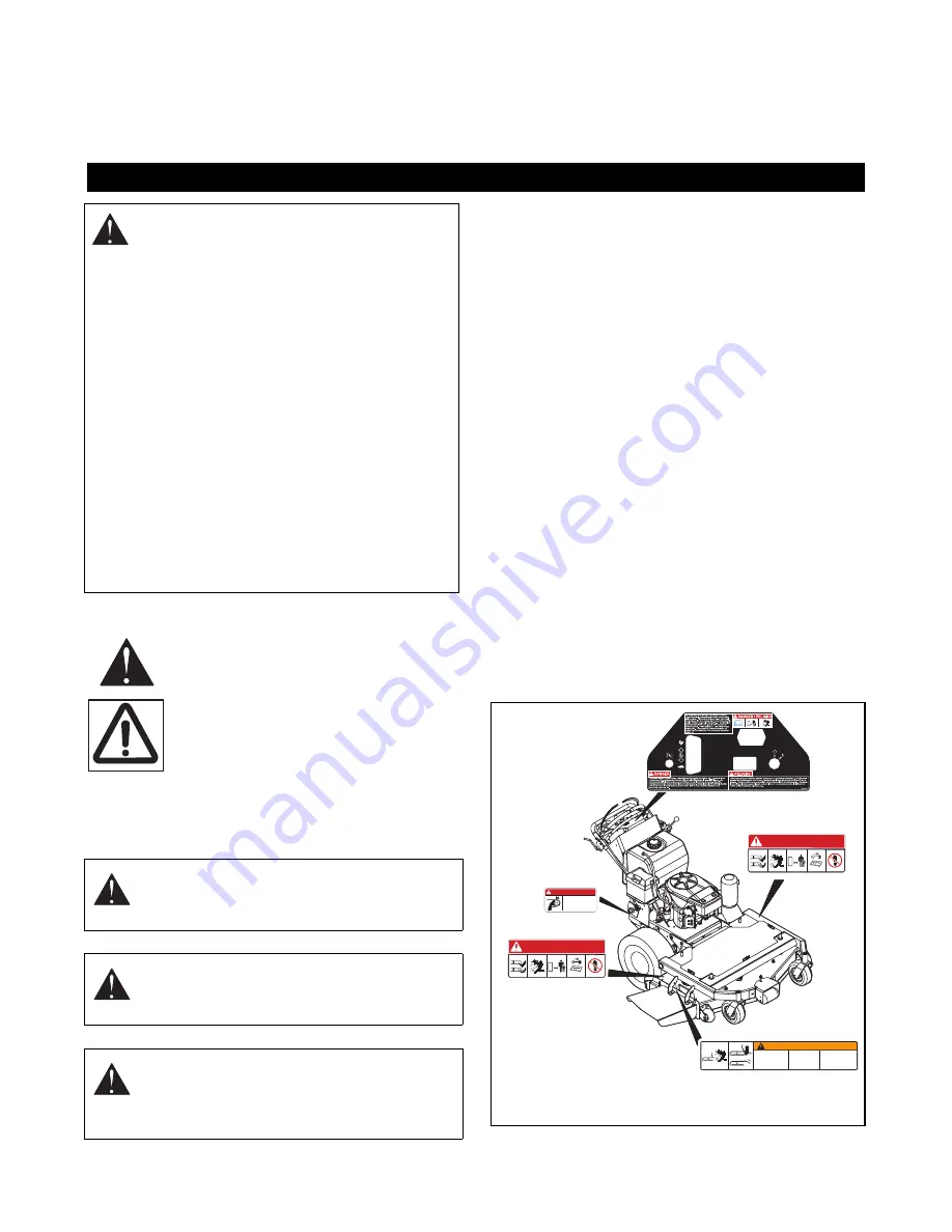 Gravely 988105 Owner'S/Operator'S Manual Download Page 6