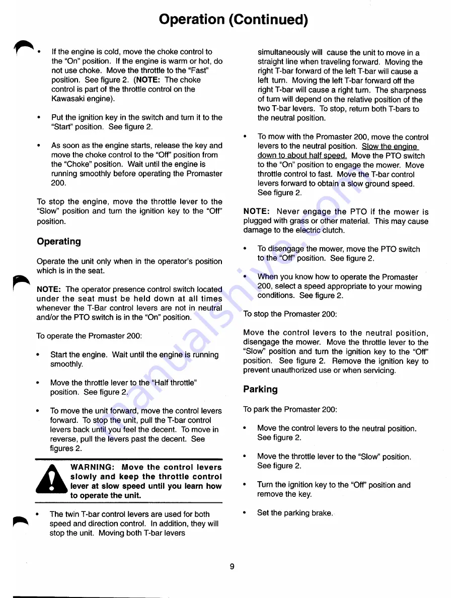 Gravely 992 Owner'S Manual Download Page 11