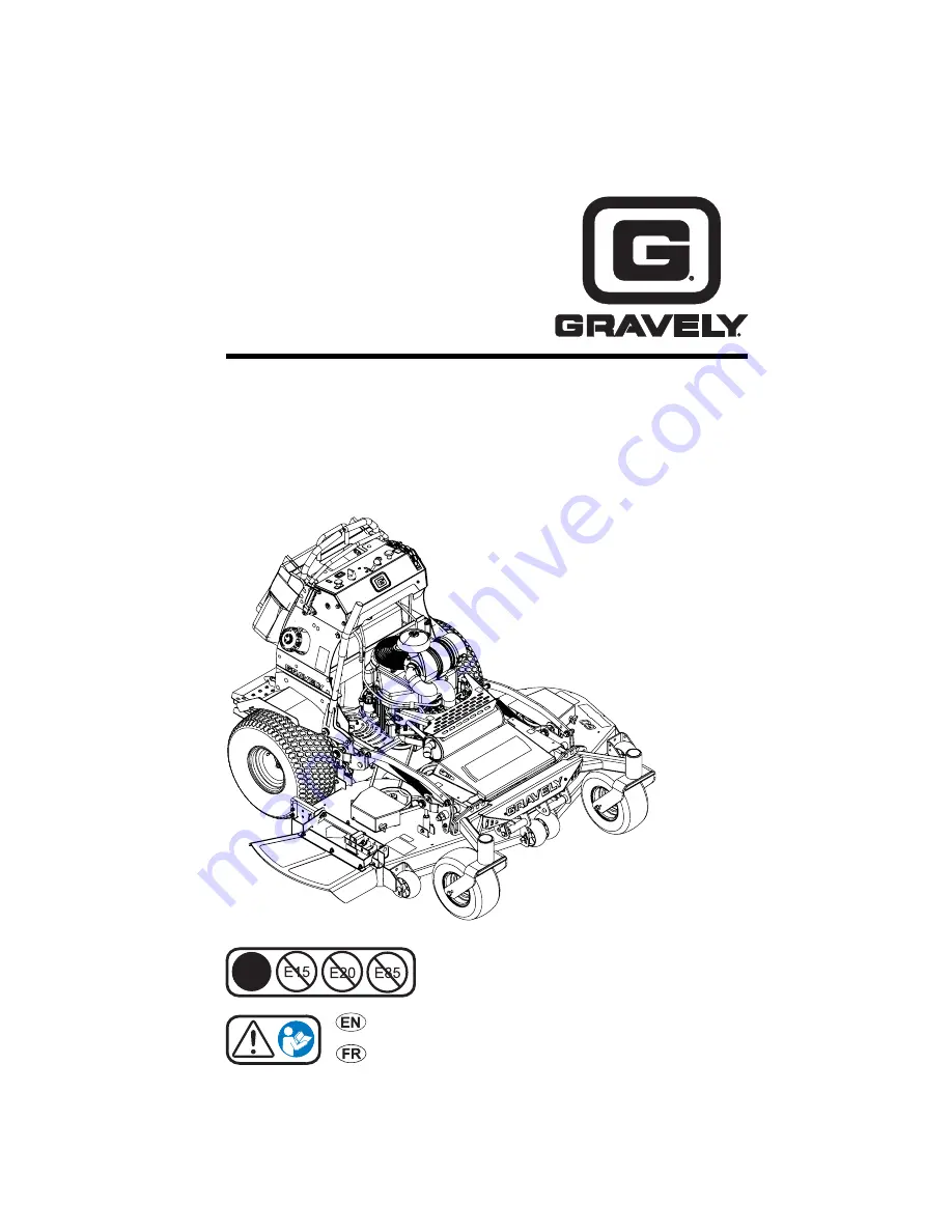 Gravely 994132 Скачать руководство пользователя страница 1