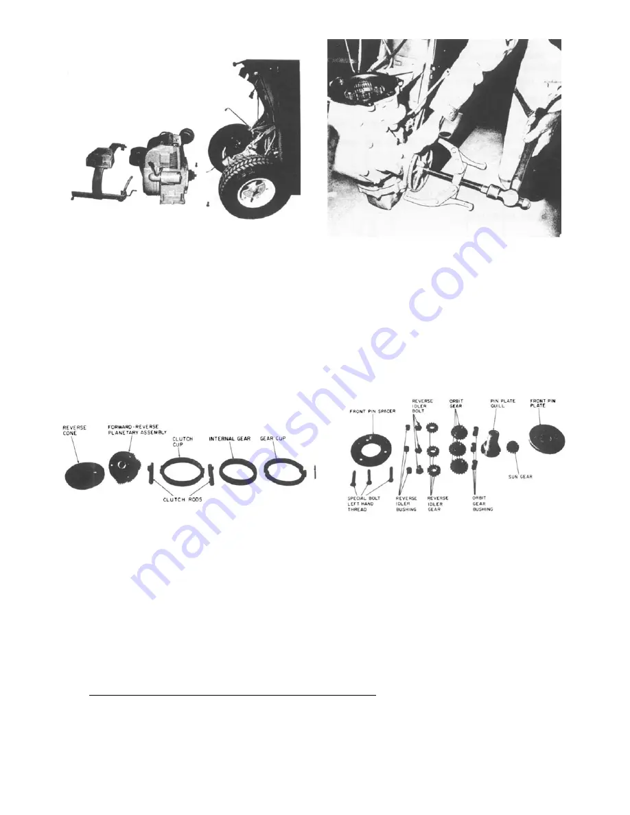 Gravely CONVERTIBLE 10 Shop Manual Download Page 49