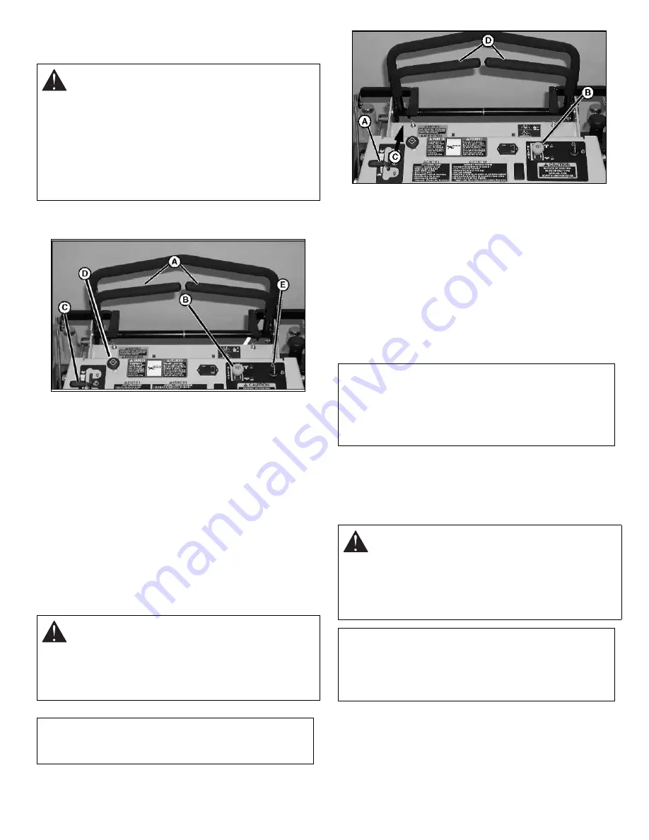 Gravely Pro-Stance 99410000-1948FL Owner'S/Operator'S Manual Download Page 15