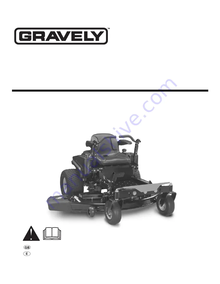 Gravely ZT 915094 - 2350 Owner'S/Operator'S Manual Download Page 1