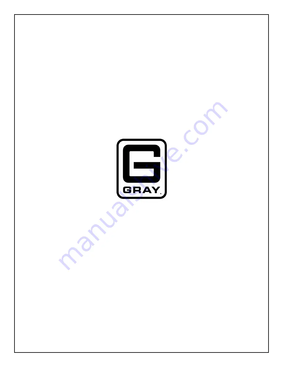 Gray QUICKPAC QP-50 Owner'S Manual Download Page 12