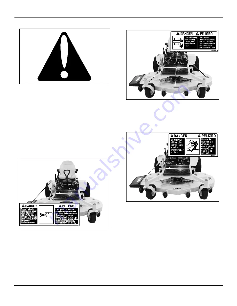 Great Dane Chariot / Chariot LX GDRZ48-17KAE Operator'S Manual Download Page 5