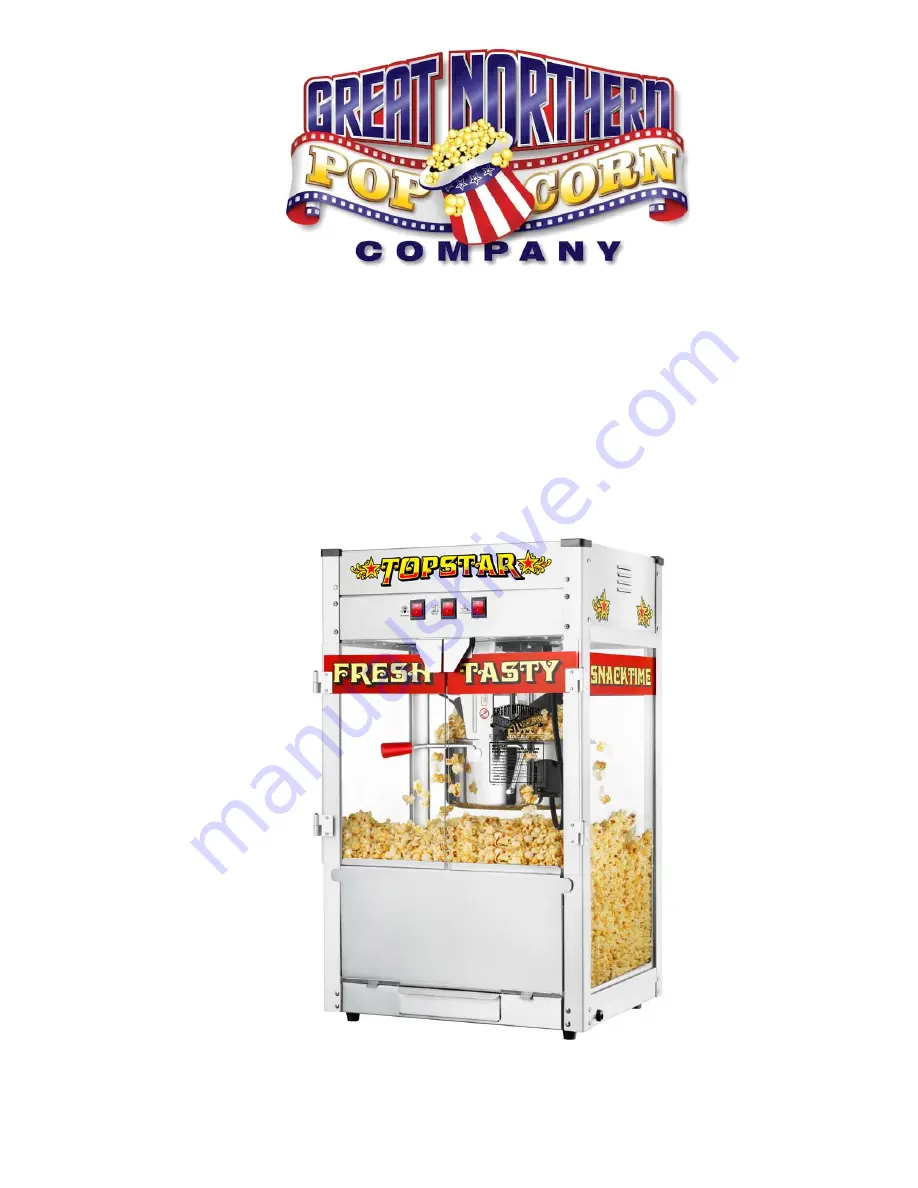 Great Northern Popcorn TopStar Скачать руководство пользователя страница 1