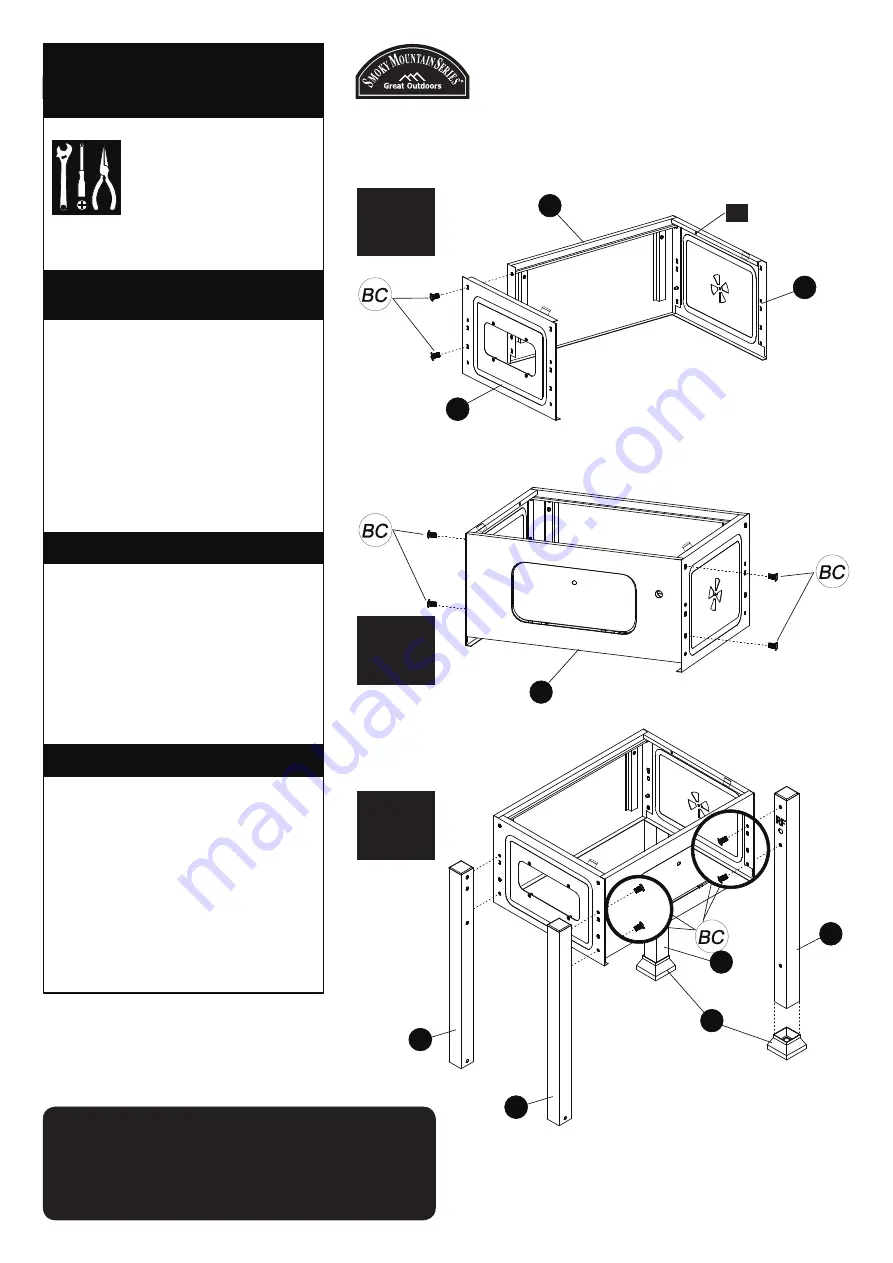 Great Outdoors 560212 Assembly And Operating Instructions Manual Download Page 7