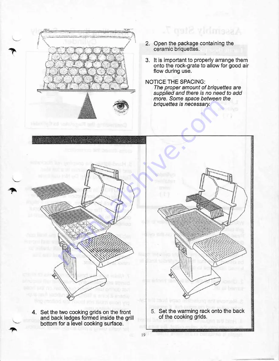 Great Outdoors Blackstone 1000 Owner'S Manual Download Page 19