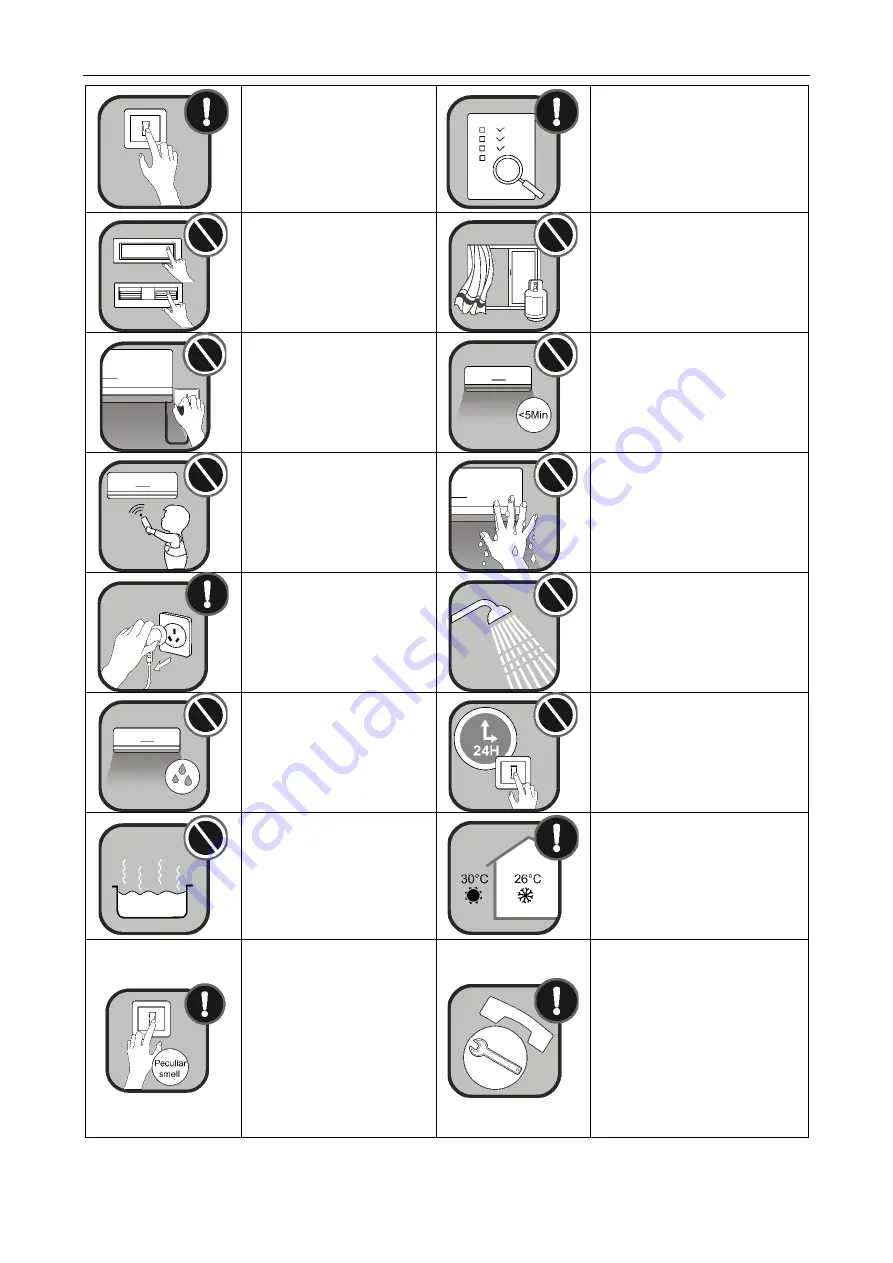 Gree GMV-ND22ZA/A-T Owner'S Manual Download Page 6