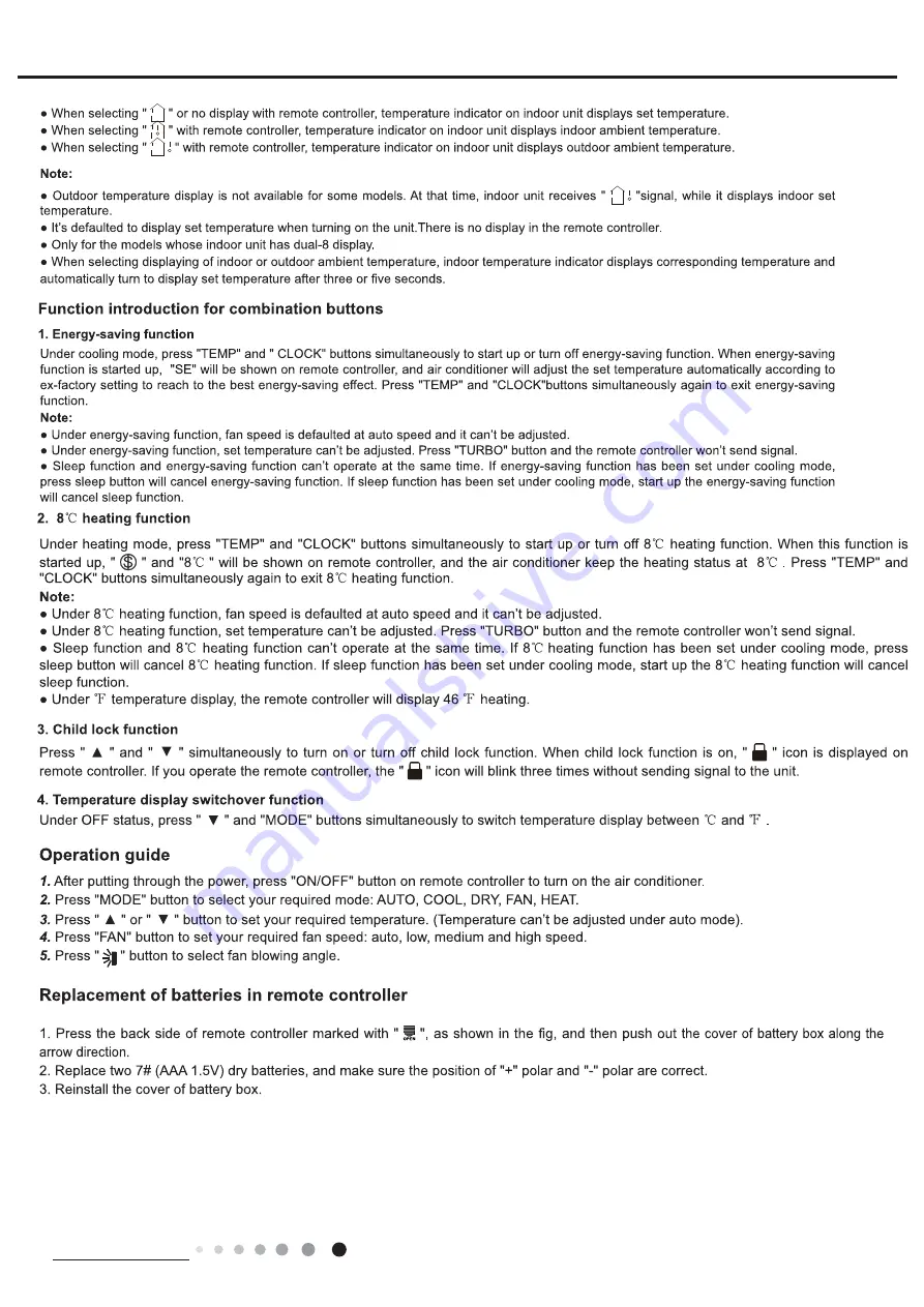 Gree GWC24ACE-K6DNA1 A/I Service Manual Download Page 36