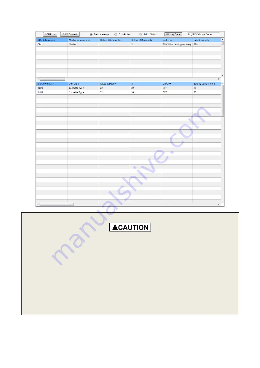 Gree Ultra Heat GMV-V72W/A-F Service Manual Download Page 195