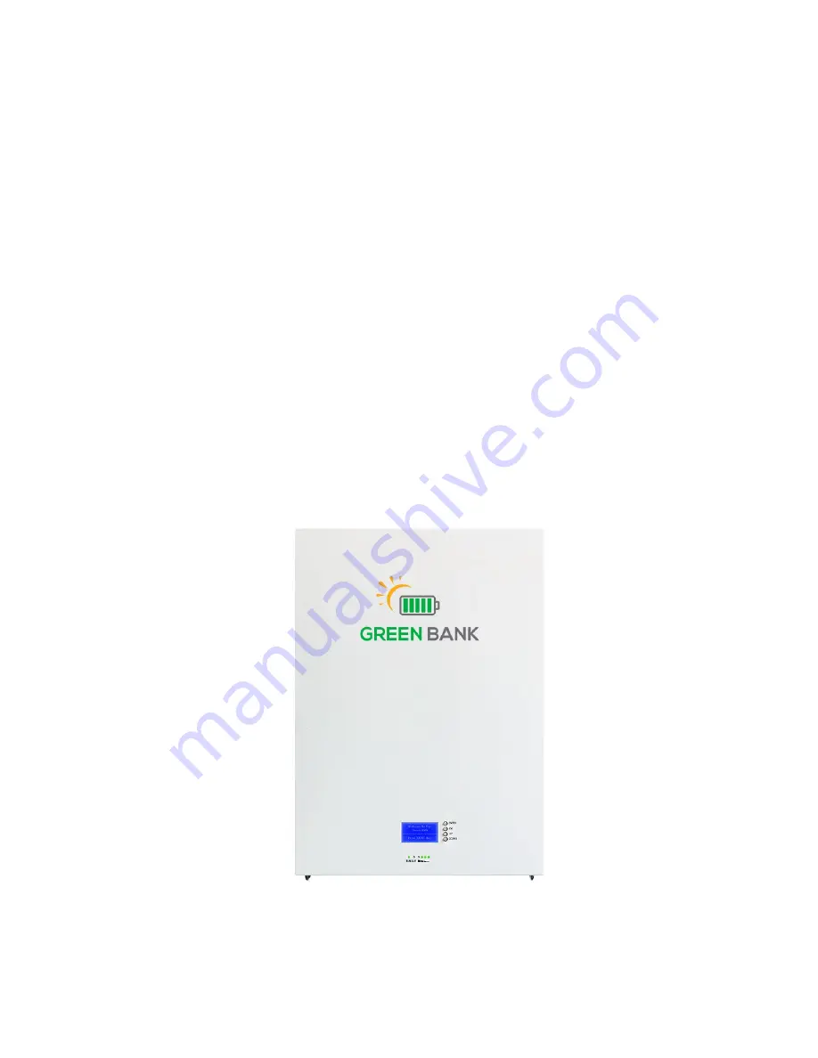 GREEN BANK WG48100 User Manual Download Page 1