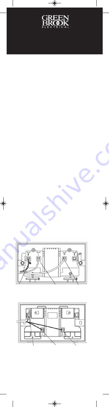 Green Brook M22W Installation Instructions Download Page 1