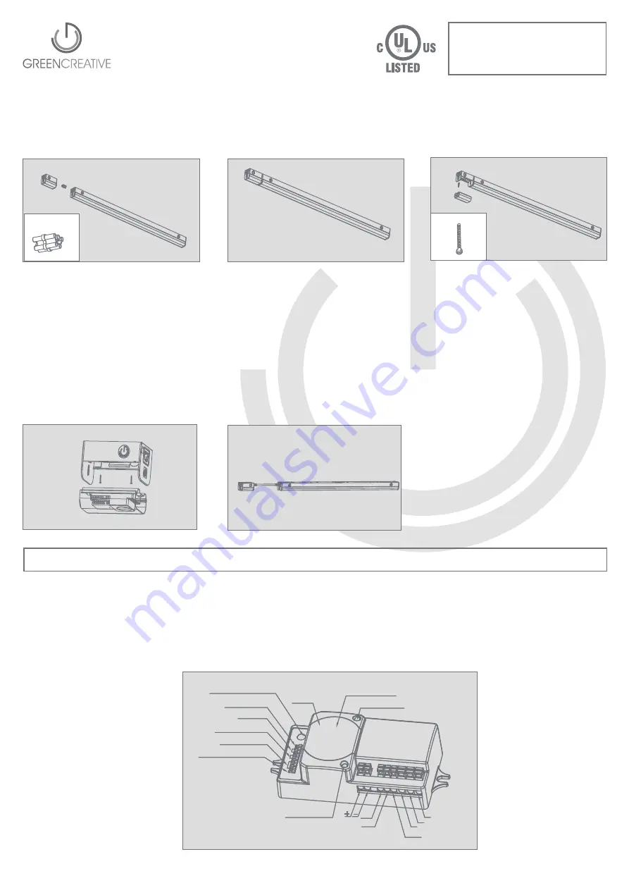 Green Creative 22.5STRIPDIM/xxx/277V Series Installation Manual Download Page 2