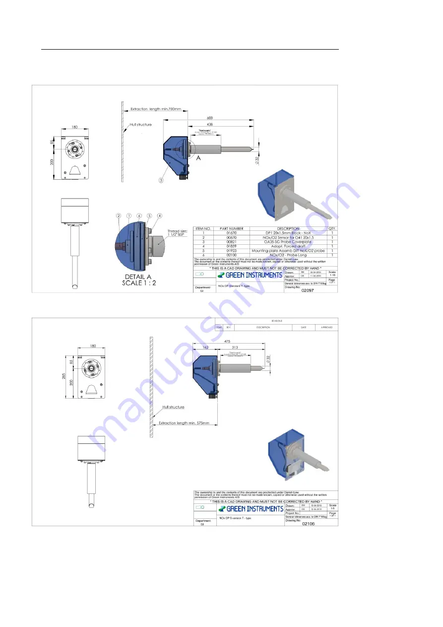 GREEN INSTRUMENTS G4130 NOX/O2 Manual Download Page 15