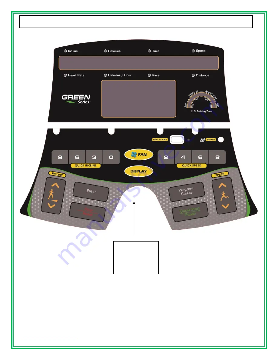 GREEN SERIES FITNESS CIR-TM6000AC-G1 Owner'S Manual Download Page 21