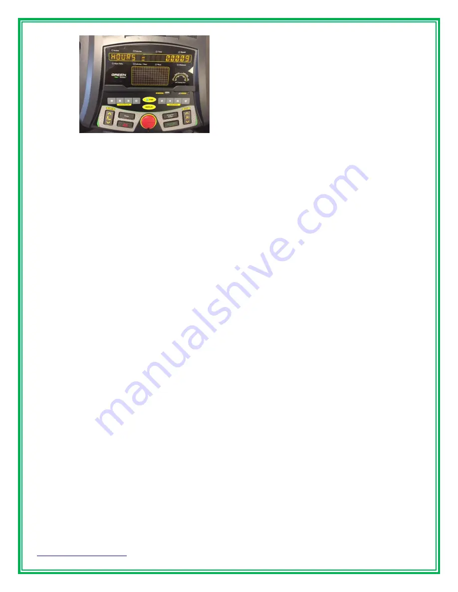 GREEN SERIES FITNESS CIR-TM6000AC-G1 Owner'S Manual Download Page 44