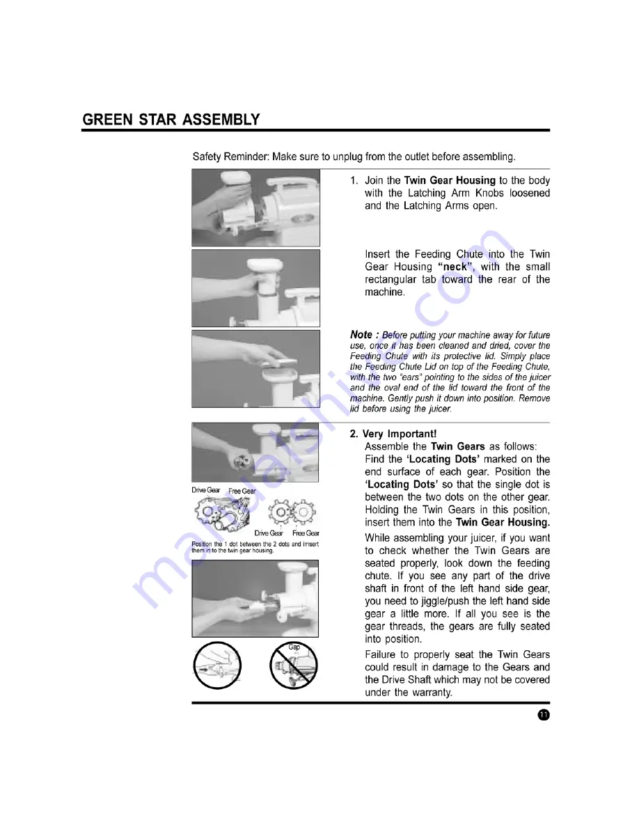 Green Star GS-3000 Manual Download Page 11