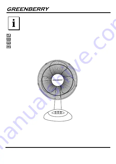 Greenberry 23810 Instructions For Use Manual Download Page 1