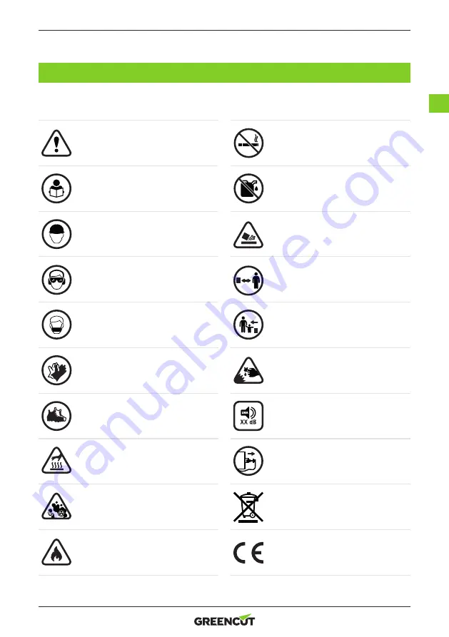 Greencut GS6800 Instruction Manual Download Page 65