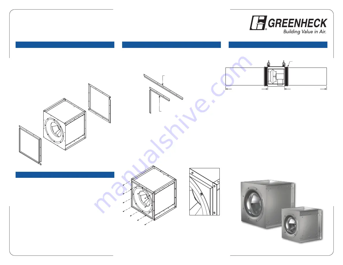 Greenheck SQ-7 Quick Start Manual Download Page 1