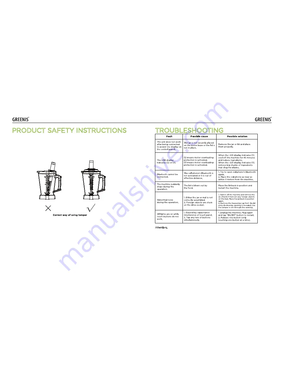 GREENIS FGR-8840-1 Скачать руководство пользователя страница 9