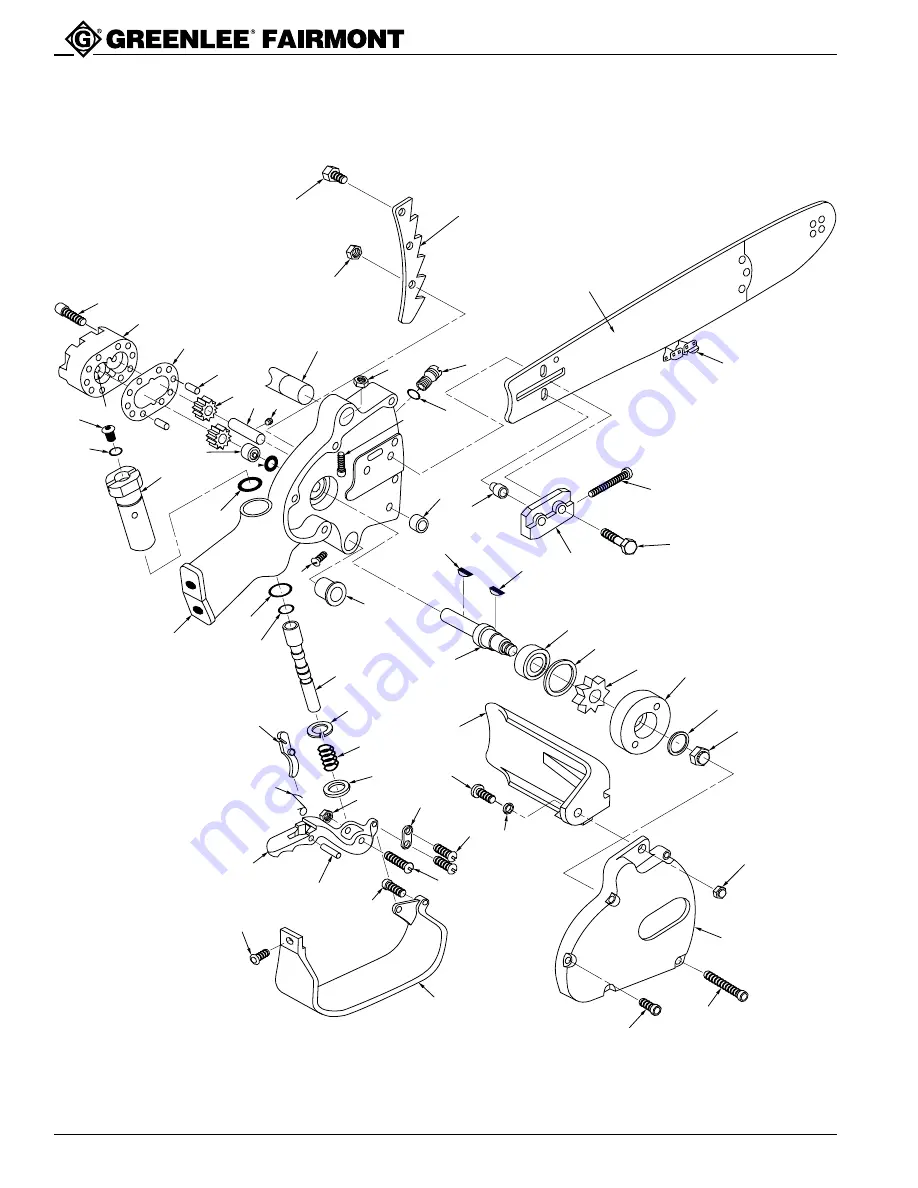 Greenlee 42247 Operation, Service And Parts Instruction Manual Download Page 28