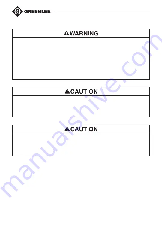 Greenlee 5882A Скачать руководство пользователя страница 6
